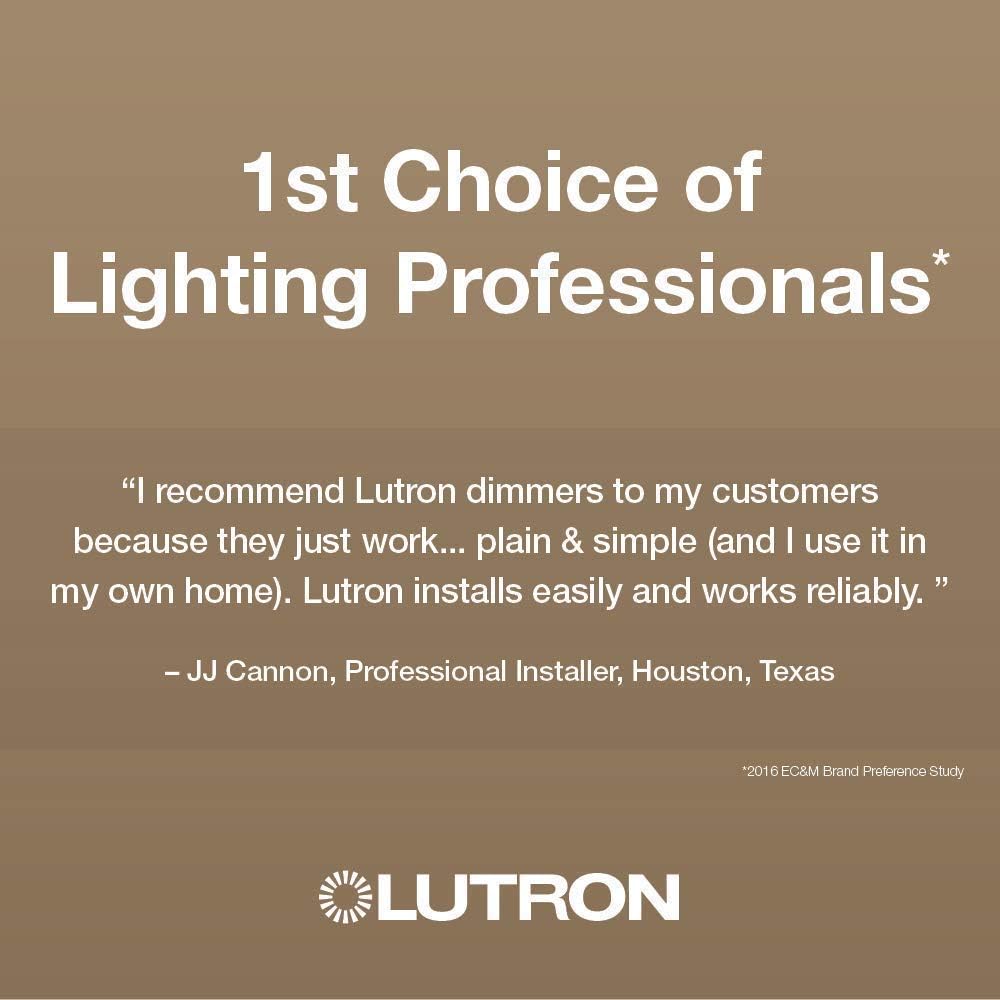 Lutron Ariadni/Toggler LED+ Dimmer | 150-Watt, Single-Pole/3-Way | AYCL-153P-WH | White - Wall Dimmer Switches - 
