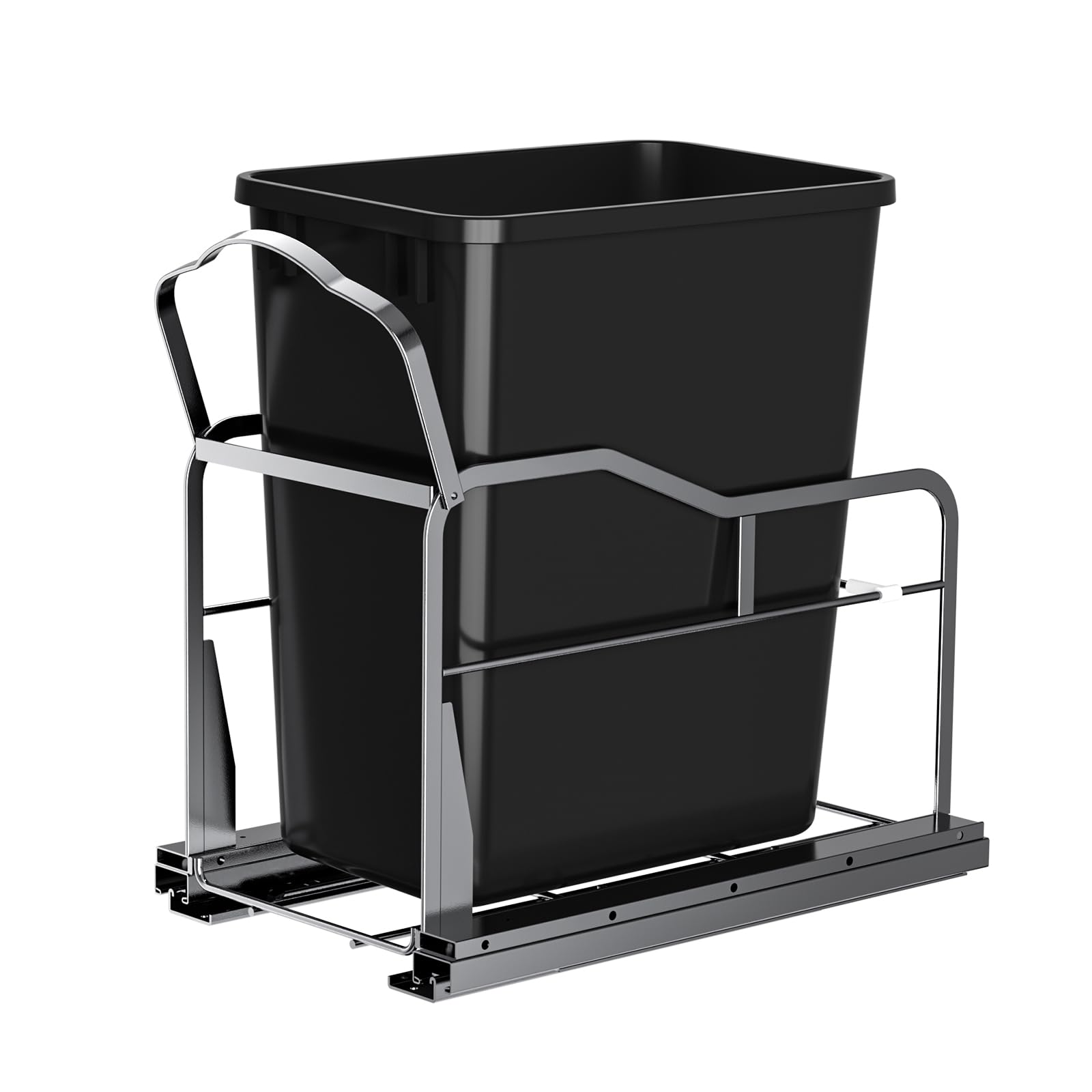 Photo 1 of Storvexify Pull Out Trash Can Under Cabinet with Soft-Close Slides?Heavy Duty Under Sink Trash Can Pull Out Slider for Kitchen Cabinet?Garbage Can Not Included, Requires 11" W X 22" D Cabinet Opening