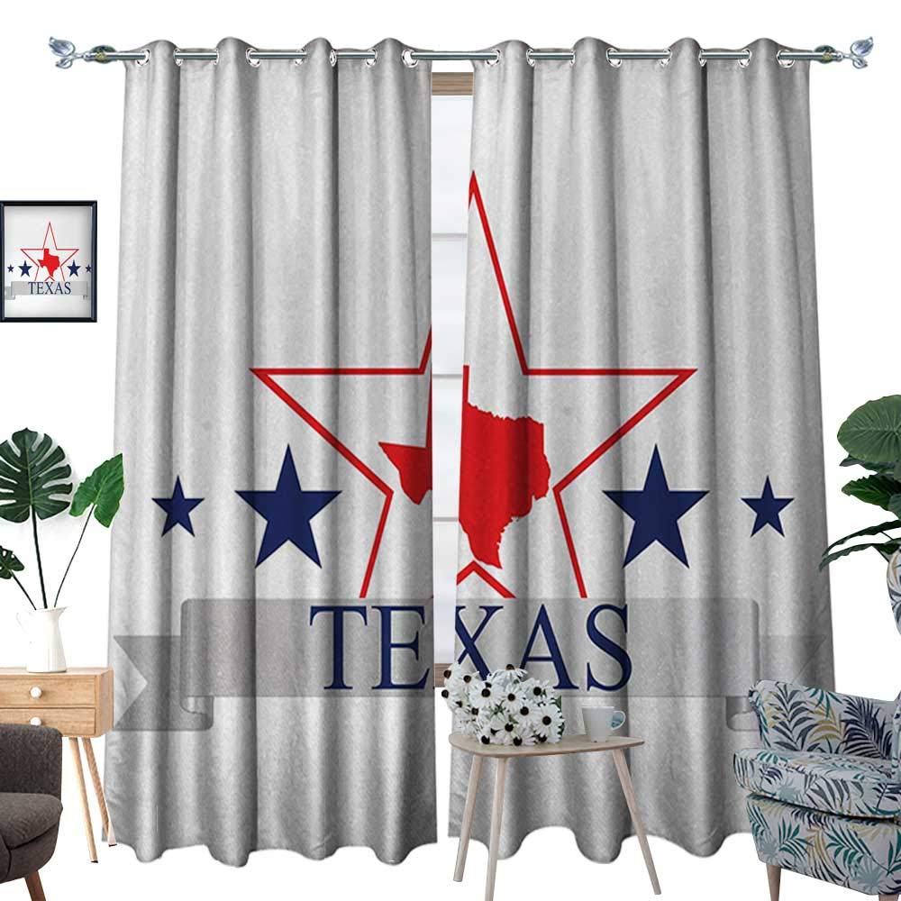 Amazon Com Texas Star Room Darkening Wide Curtains San Antonio