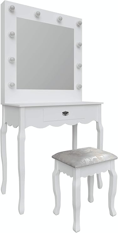 illuminated dressing table