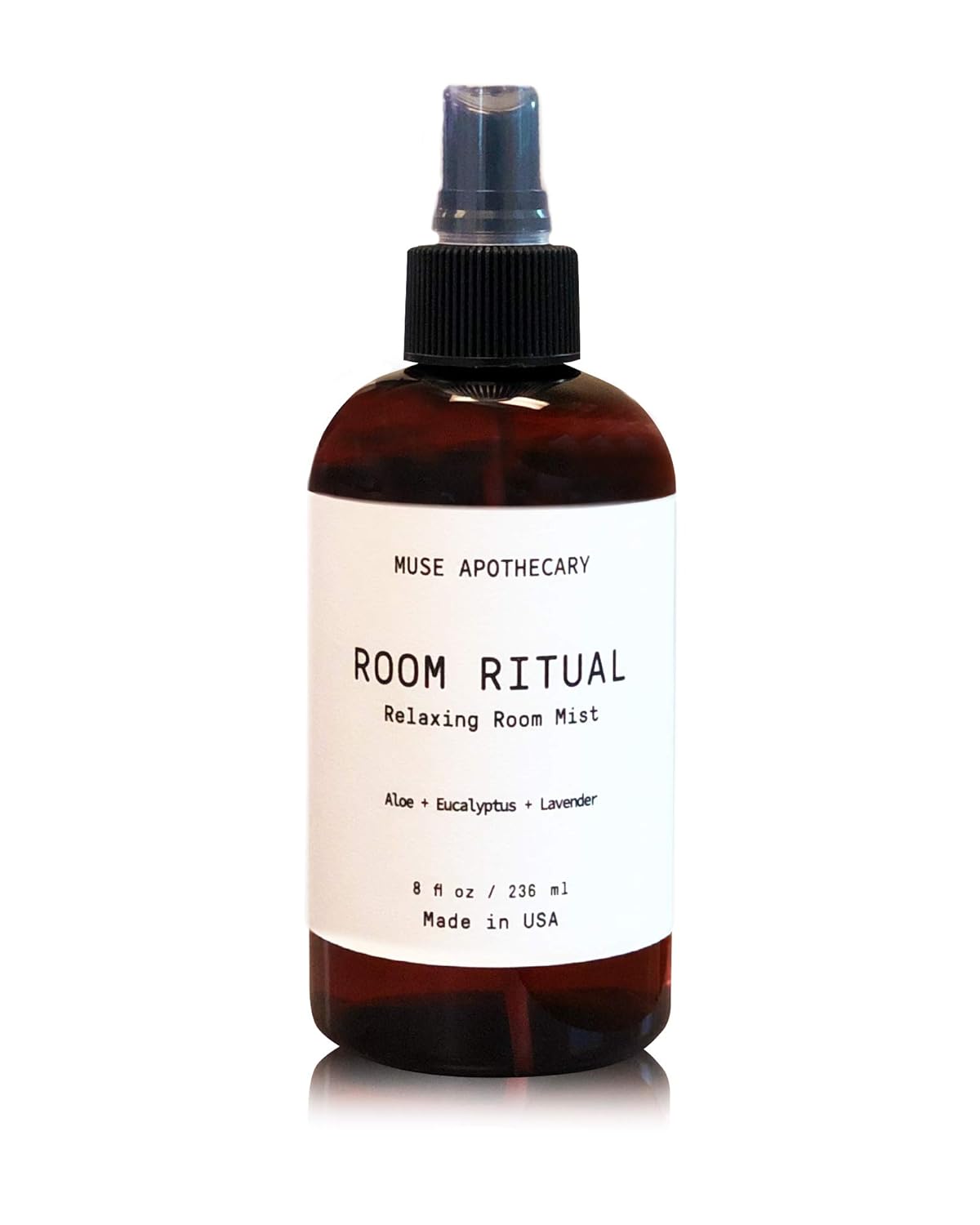 Muse Bath Apothecary Room Ritual - Aromatic and Relaxing Room Mist, 8 oz, Infused with Natural Essential Oils - Aloe + Eucalyptus + Lavender: Beauty