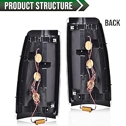 GRAND ORANGE LED Tube Tail Lights Compatible with