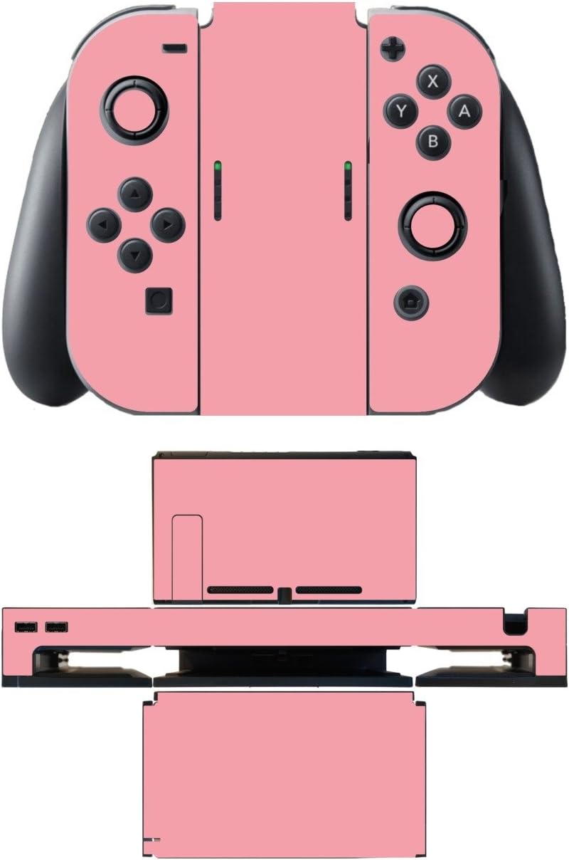 'Disagu SF/SDI 5542 401 Design Skin Case Cover For Nintendo Switch/Controller/Docking Station – Pink Clear
