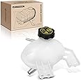A-Premium Coolant Recovery Overflow Reservoir Tank [with Cap] Compatible with Jeep Renegade 2015-2021 1.3L 1.4L 2.4L & Fiat 500X 2016-2018 - Front Side