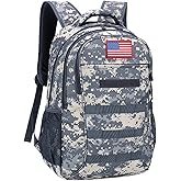 4land Camo Backpack for Boys,Army Boys Backpacks for Elementary Middle School Military,Camouflage Bookbag 40L