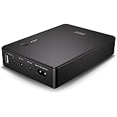 Mini UPS Battery Backup for Router, Modem, Security Camera | Small Uninterruptible Power Supply with Input AC Output USB 5V DC 5V 9V 12V 2A (37Wh)