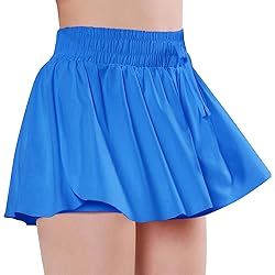 EXARUS Girls Butterfly Shorts Flowy Athletic Dance