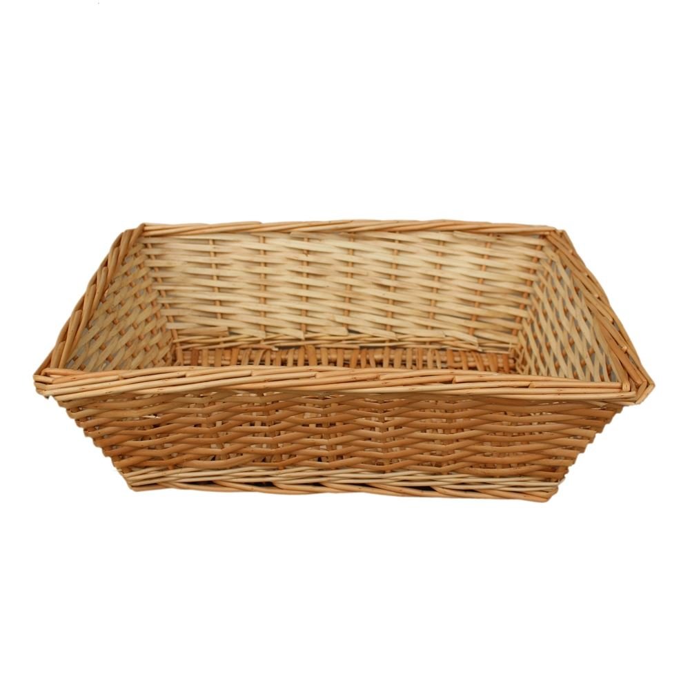 Red Hamper Extra Large Tapered Split Willow Tray, Wicker, Brown, 14 x 30.5 x 44 cm