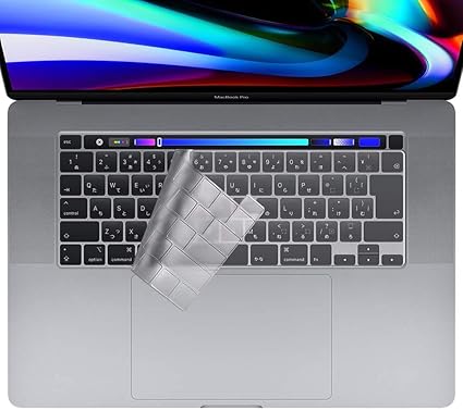 Amazon Macbook Pro 16 Macbook Pro 13 インチ New キーボードカバー 日本語 Jis配列 保護 フィルム Topace 超薄型 超耐磨 保護 フィルム 究極のさらさら感 1枚入り Macbook Pro 16 対応 クリア Topace