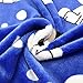 iNNEXT 2 Pack Warm Puppy Blanket for Pet Cushion, Car, Coach, Sofa, Furniture Protector, Small Dog Cat Bed Warm Sleep Mat, Pet Dog Cat Puppy Kitten Soft Blanket Doggy Warm Bed Mat Paw Print