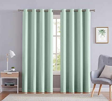 Draperies Curtains Natwin Grey Blackout Curtain Panels Bedroom