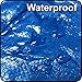 9' x 12' - Tent Shelter Tarp Cover Waterproof Tarpaulin Plastic Tarp Protection Sheet for Contractors, Campers, Painters, Farmers, Boats, Motorcycles, Hay Bales - Hercules Tarp - Blue/Silver