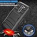 LG K7 Case, LG Tribute 5 Case, LG Treasure LTE Case, Tekcoo [Hoplite] [Black] Shock Absorbing Holster Locking Belt Clip Defender Heavy Kickstand Cases Cover for LG Treasure LTE / K7 / Tribute 5