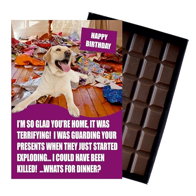 Yellow Labrador Retriever Birthday Gifts Dog Lover 85 Gram Luxury