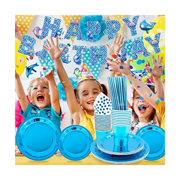 99pcs-Disposable-Tableware-Set-Blue-Party-Dinnerware-Blue-Background-Will-Enhance-Your-Table-Layout-and-Match-Any-Party-Theme BLLREMIPSUR 99pcs Disposable Tableware Set, Blue Party Dinnerware, Blue Background Will Enhance Your Table Layout and…
