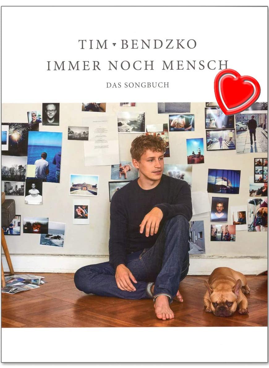 Tim Bendzko: Still Man - Das Songbuch - 11 titles arranged for piano, vocal and guitar, including the first single no machine - with colourful heart-shaped music clip