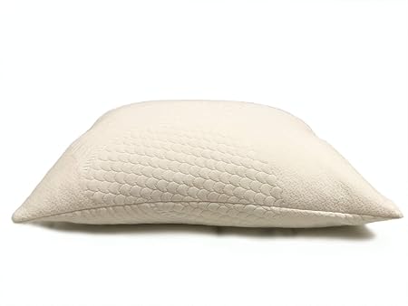 King Shredded Latex Pillow With Organic Cotton Covering Amazon Co