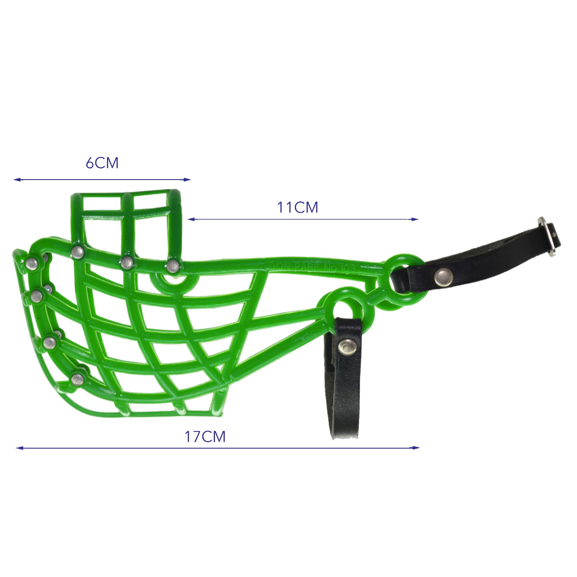 Muzzle Don Pare Model 103&nbsp;Training and transport muzzle for medium dogs with narrow head whippet in different colours racing muzzle and coursing muzzle from Amathings