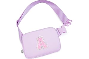 JLDLAI Gifts for Girls Teens Kids - Cross Body Bag for Girls Belt Bag for Women- Fanny Pack for Kids Teen,Teen Girl Travel Essentials Waist Packs Cute Teen Stuff Crossbody Bag Birthday Gifts | Lavender A
