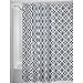 iDesign Trellis Geometric Fabric Bathroom Shower Curtain - 72