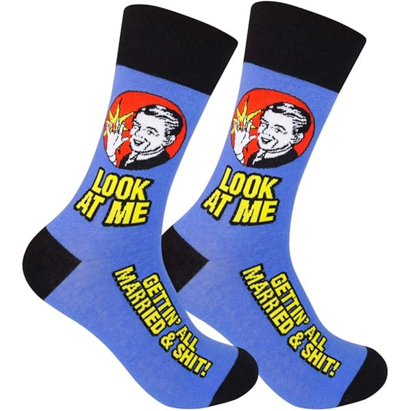 Hot Sox Just Married Damen-Socken – Mit Flugzeug-Crew-Motiv, Größe L (37-45) | Perfekt Für Hochzeit & Flitterwochen
