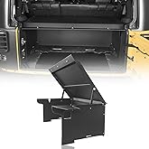 Hooke Road Wrangler JK Security Deck Enclosure Compatible with Jeep Wrangler JK 2015-2018 4-Door Unlimited, Cargo Rack Cover Organizer, Tailgate Tonneau Luggage Storage Rack
