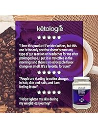 ketologie proteína de colágeno en polvo | 100% puro de colágeno hidrolizado | 25 G por porción – Alta...