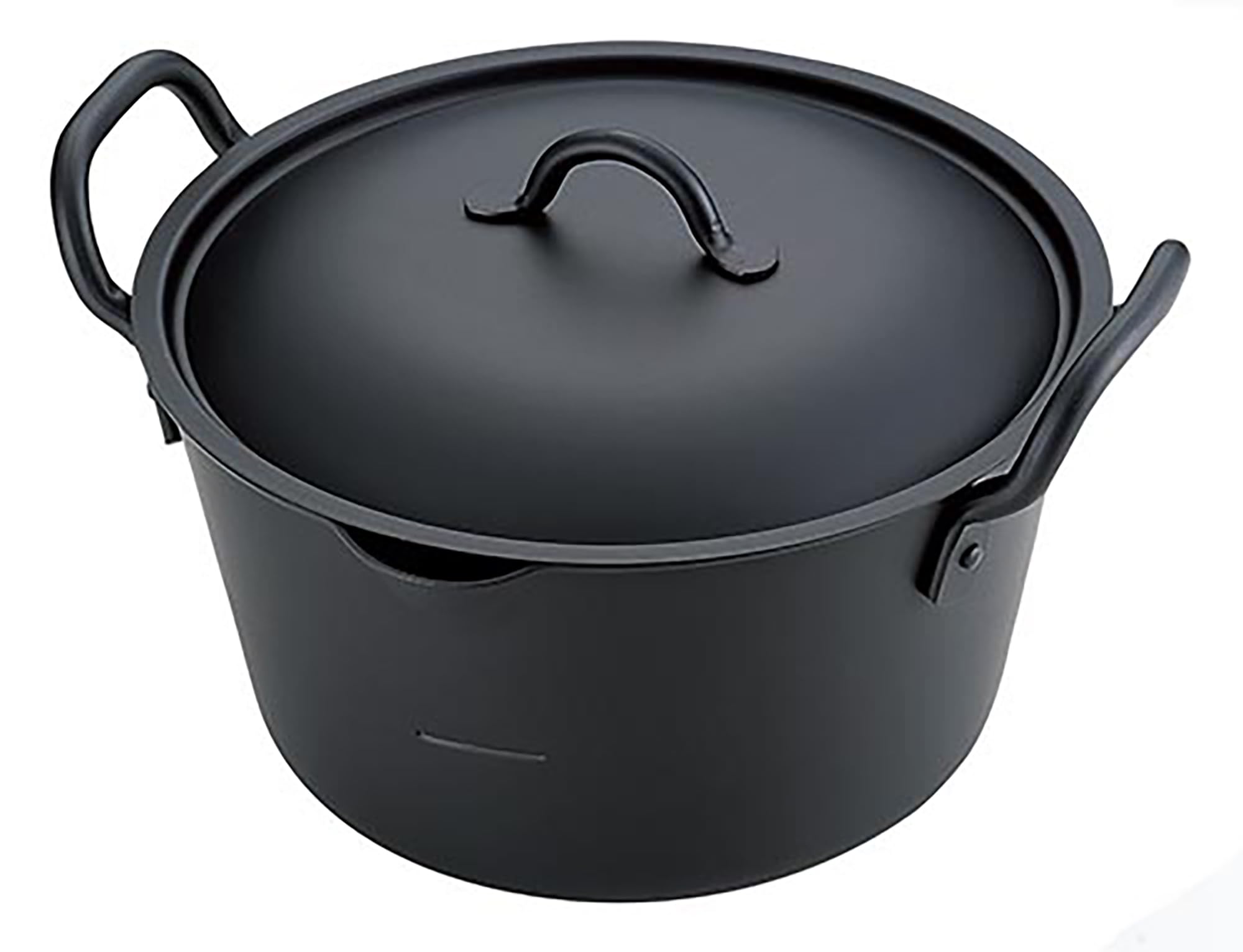 サミット工業 IHたっぷり深型揚げ鍋 20cm フタ付き商品画像