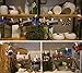 Amazlab LED Photo Clip String Lights, T2C Christmas Wedding Party Decorative Lights, Hanging Fairy Lights, 16 Photo Clips with Battery Powered, Warm White (Battery)
