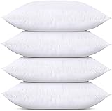 Utopia Bedding Throw Pillows (Set of 4, White), 14