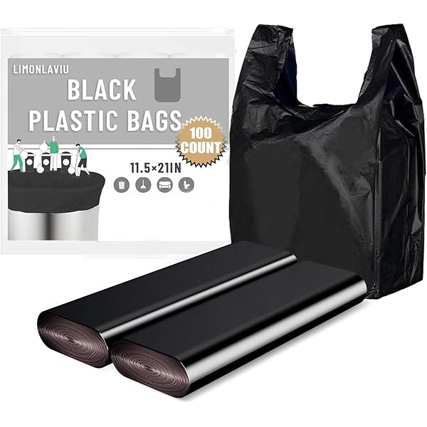 Ezkart Paquete De 200 Bolsas Grandes De Plástico Azul Con