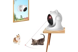 Sofolor Automatic Cat Laser Toys, Interactive Laser Cat Toys for Indoor Cats/Kitty/Dogs, Cat Laser Toy Automatic, USB Rechargeable