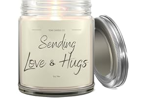 1OAK Vanilla Soy Candles - Big Hug Candle - Grief Gifts - Thinking of You Gifts for Women - Sympathy Gift - Condolence Gift - Sympathy Candle - Cheer Up
