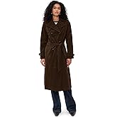 Bailey Rose Women's Faux Suede Trench