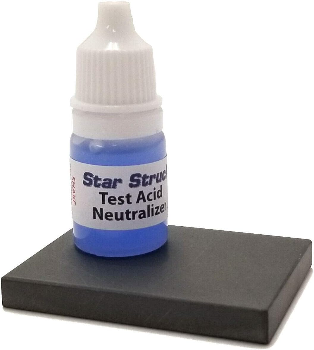 Gold Testing Scratch Stone 2 x 2 JSP Solutions and Neutralizer Jewelry Test Arts