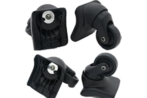 Zoofen Replacement Luggage Wheel Repair Suitcase Bag Parts Spinner Wheels Casters for Travel Customs Box W044 (A Set 4PCS)