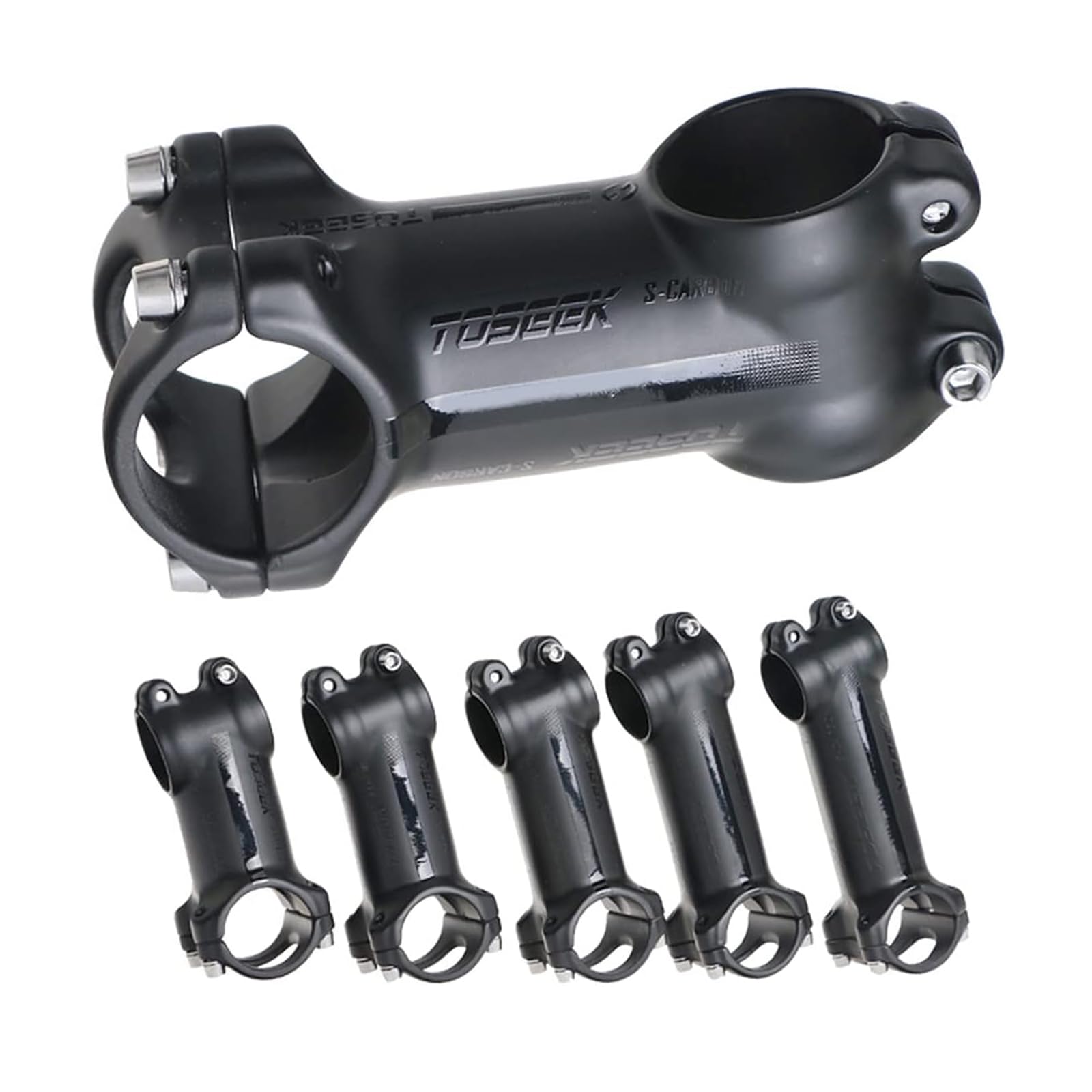 PLATT Bike Stem 31.8mm 17 Degree,Aluminum Alloy Bicycle Stem Riser for BMX MTB Road Bike Mountain Bike(90mm,17 Degree)