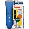 MERIDIAN The Trimmer Premium - Body Hair Trimmer & Electric Shaver for Men and Women for Pubic Hair, Chest, Legs & Bikini Line, Waterproof & Rechargeable, Ocean