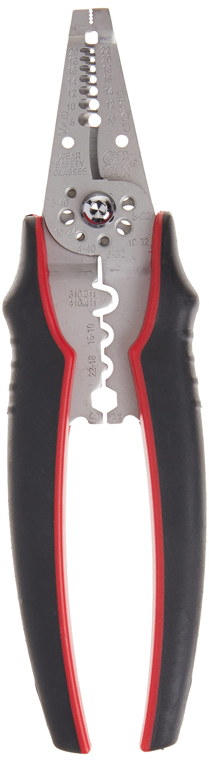 Gardner Bender GESP-70 Professional Grade ArmorEdge 3-in-1 Wire Stripper/Crimper/Cutter, Stainless Steel, 22-10 AWG