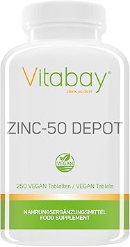 Zinc 50 Depot 25 Mg Zinc Elementary Content Per 1 2 Tablet Made From Pure High Dose Zinc Gluconate 100 Vegan Amazon De Drogerie Korperpflege
