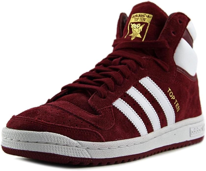 adidas Originals Men's top Ten hi Running Shoe, Collegiate