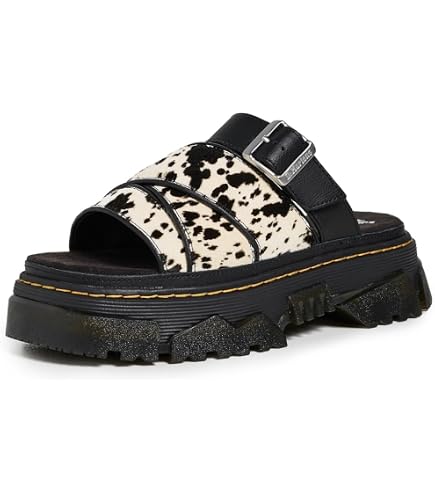 Amazon.com | Dr. Martens, Women's, Mattison Slides, Black, 5