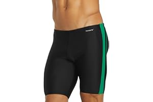Sporti Men's Athletic Swimwear Jammers, Multi Solid Color - Racing & Training Swimsuit Jammers for Men, Durable Long Lasting