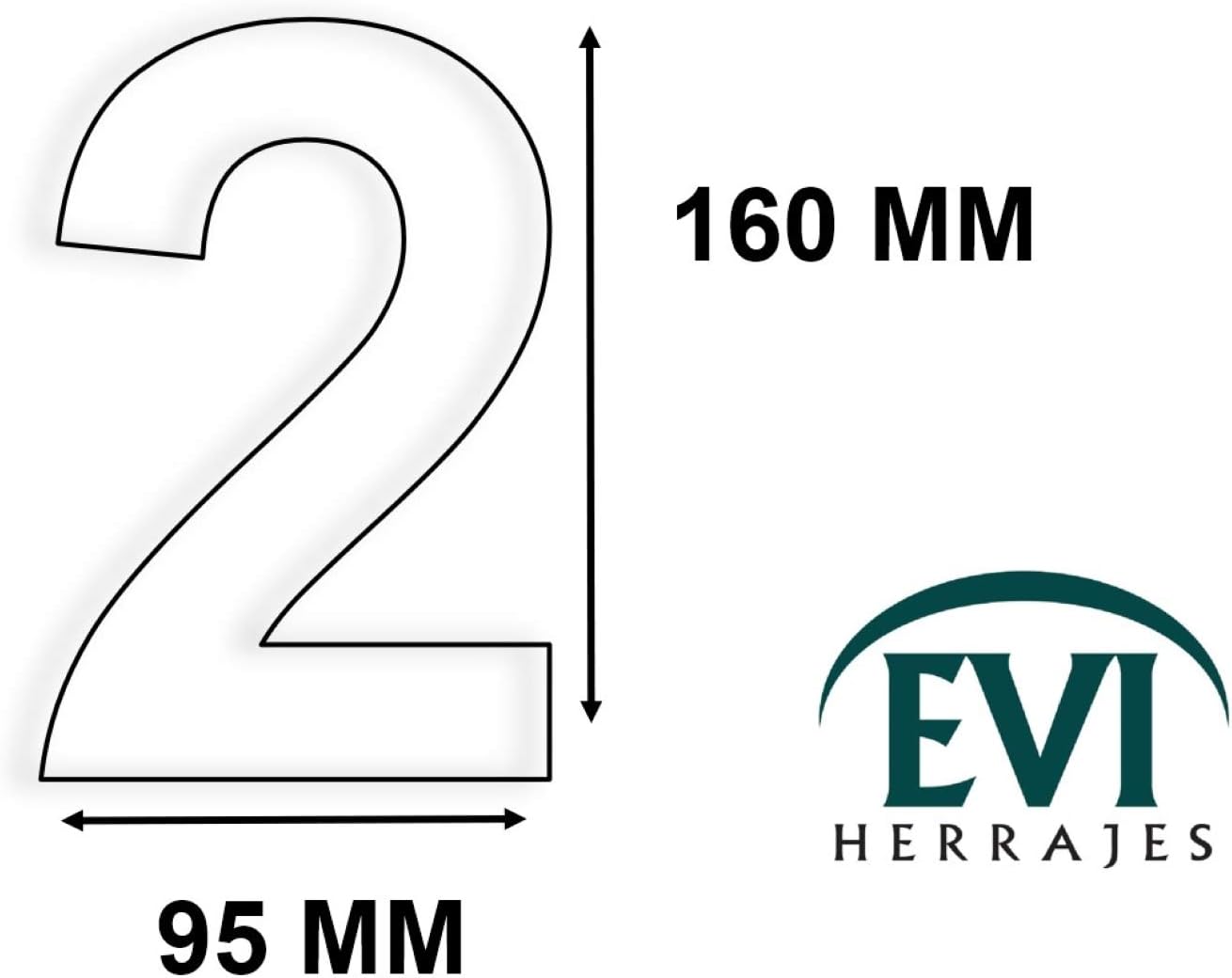 EVI Herrajes, Number 2, 160mm - Image 3