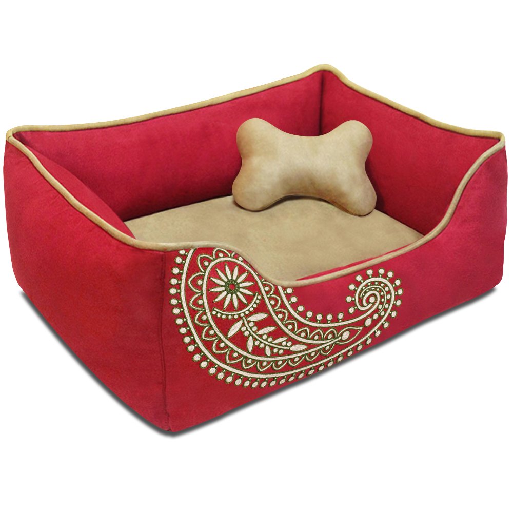 Blueberry Pet Heavy Duty Pet Bed or Bed Cover, Removable & Washable Cover w/YKK Zippers, Shop a Whole Bed with Cover for Change
