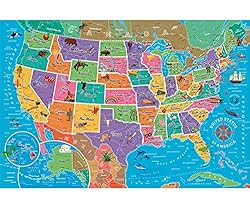 Re-marks Map of The USA 850 Piece Puzzle with Mini