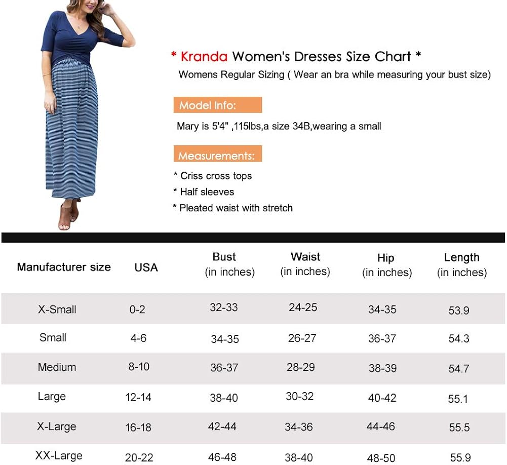 Kranda Womens Elbow Length Sleeve V 
