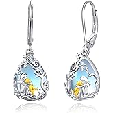 925 Sterling Silver Dog Earrings Cute Animal Puppy Stud Earrings Dog Jewelry Gifts for Women Girls Pet Lover Hypoallergenic Earrings for Sensitive Ears