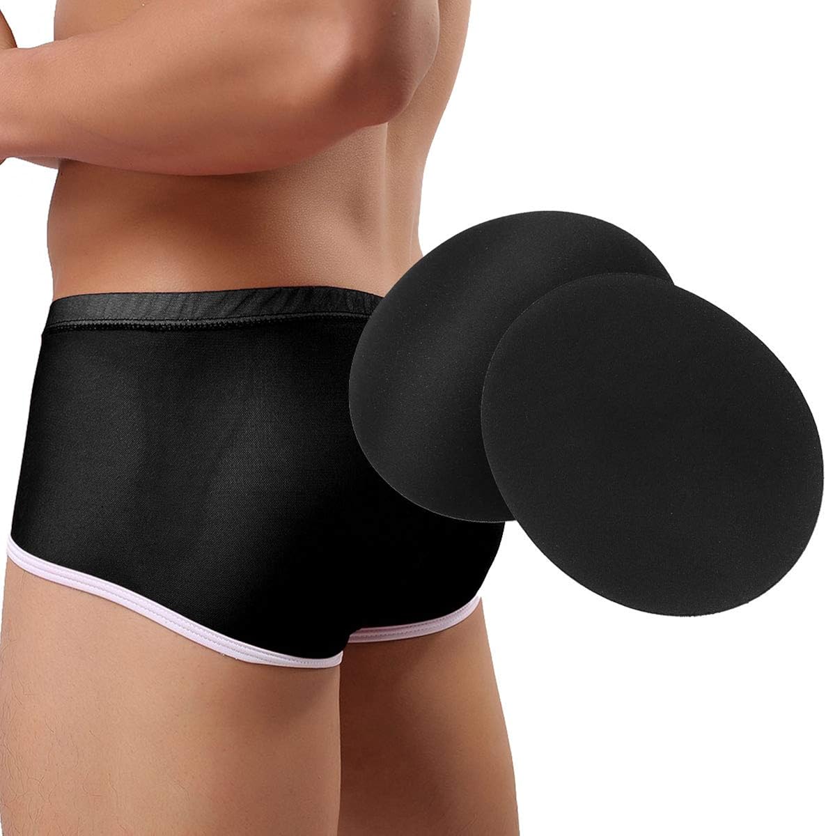TiaoBug Foam Butt Pads Removable Rear Enhancing Pads Buttocks Contour