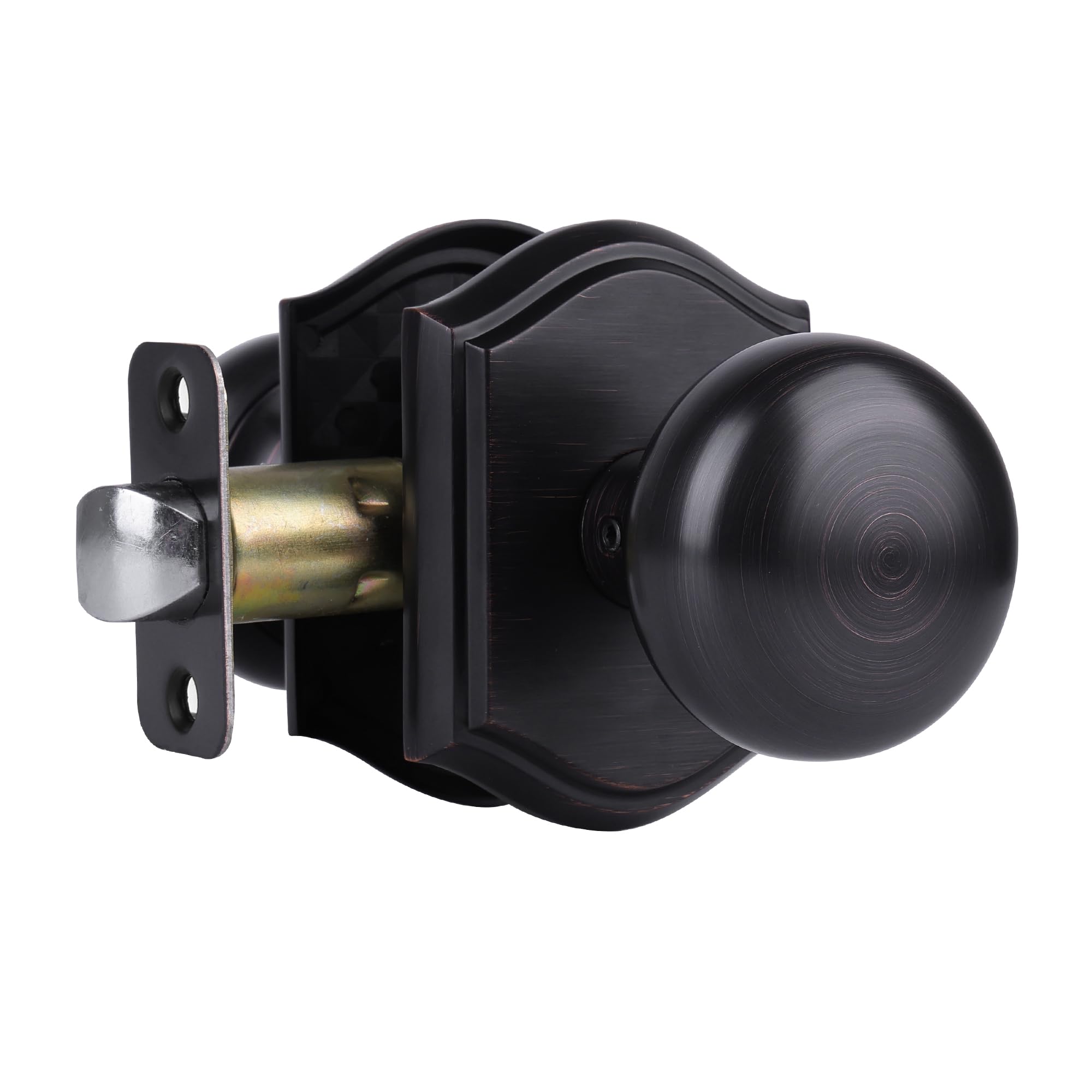 Photo 1 of Newlaking Door Knobs Interior, Classic Decorative ORB Passage Door Knob Perfect for Bedroom or Bathroom Doors, Durable Stylish Hardware for Indoor Use- 1 Pack